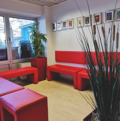 Café-Bereich - Gebäude 1